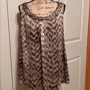 Chiffon flowing top sure 2X by fashion bug